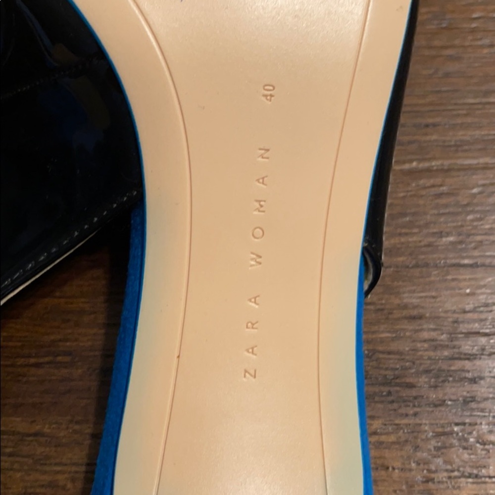 Zara black flats Size 10/40 - Picture 6 of 9